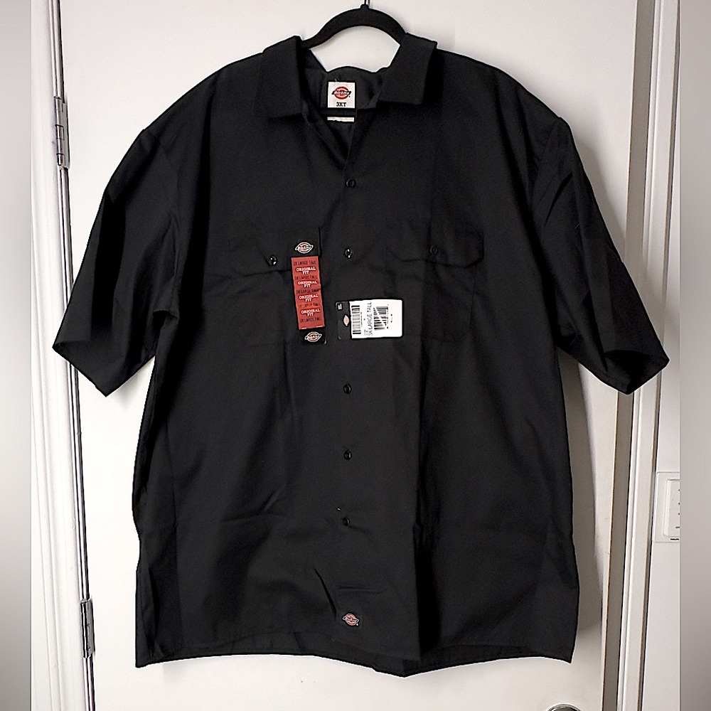 Big & Tall Short Sleeve Work Shirt